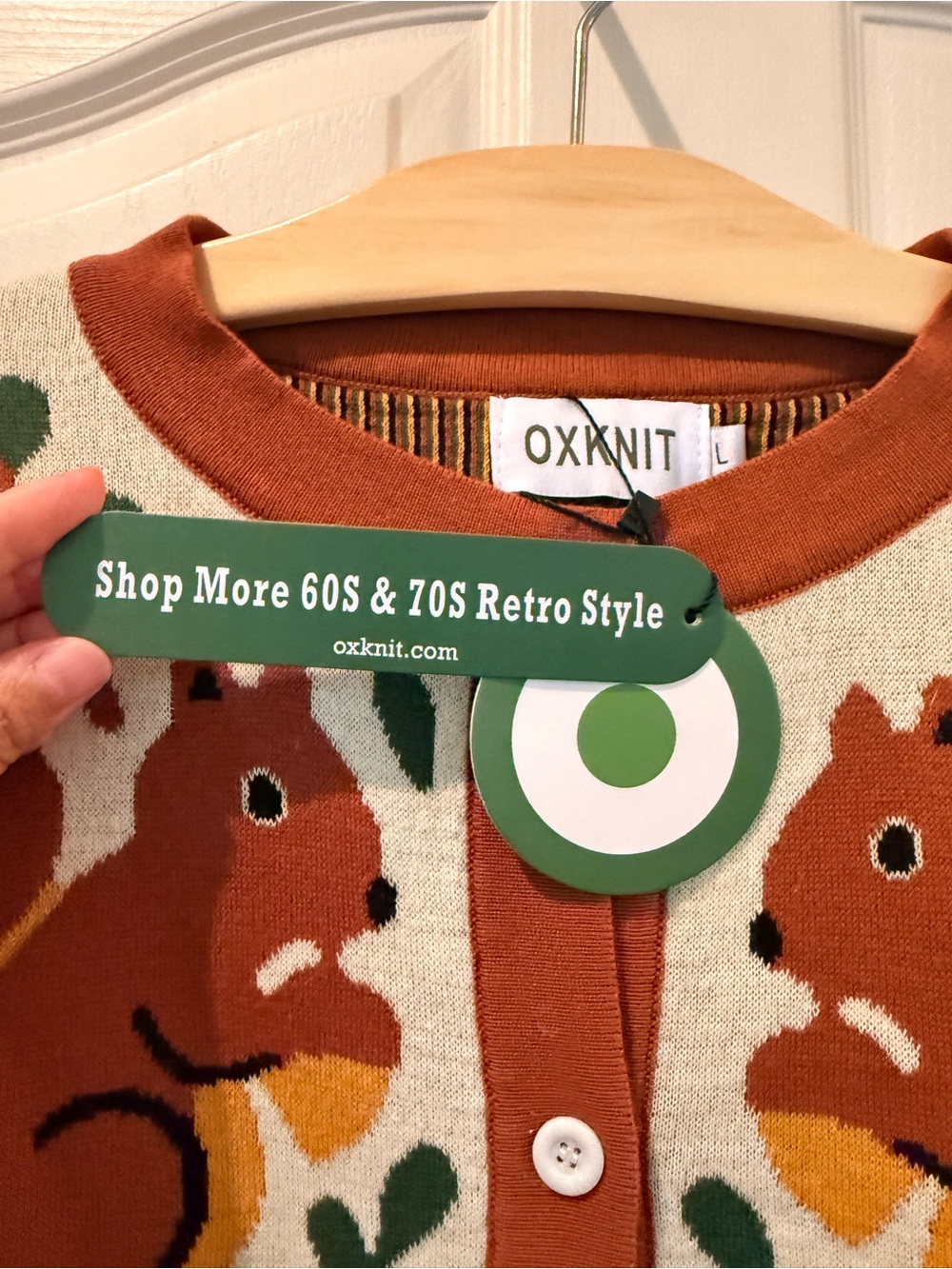 ๐ฟ๏ธ๐ฅ๐๐ณSuper Cute Squirrel Cardigan ๐ ๐ฟ๏ธ ๐ณ ๐ฐ - Picture 3 of 11